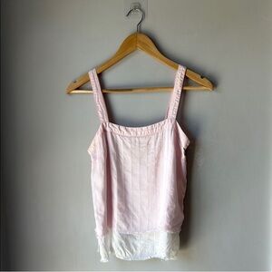 Rodebjer Pink White Duel Tank Top